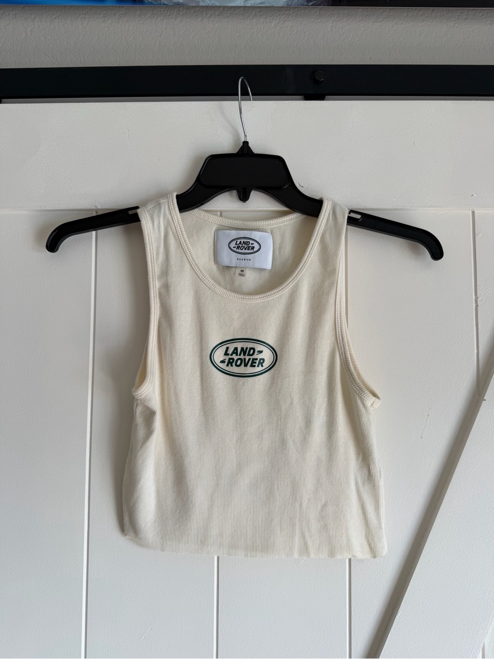 Women's Land Rover Cream Logo Tank Top